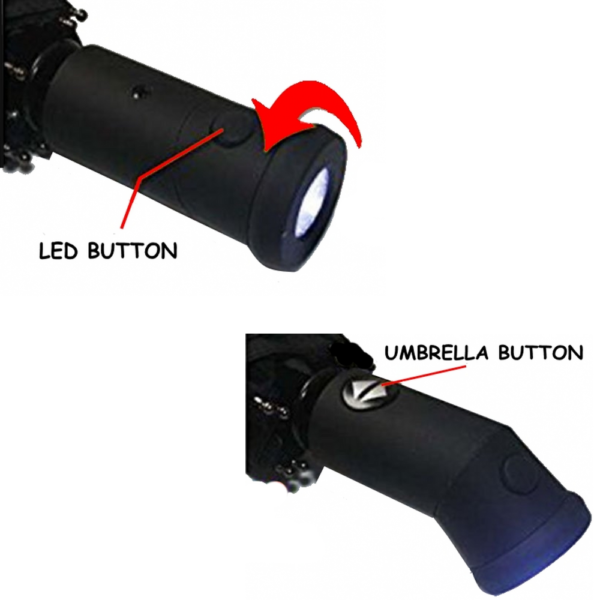 Paraguas con Luz y Cierre Automatico - Imagen 3